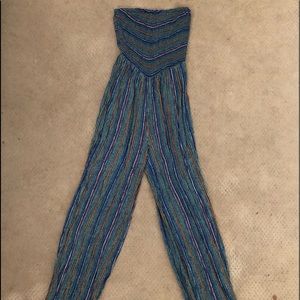 Urban Outfitters Strapless Jumpsuit